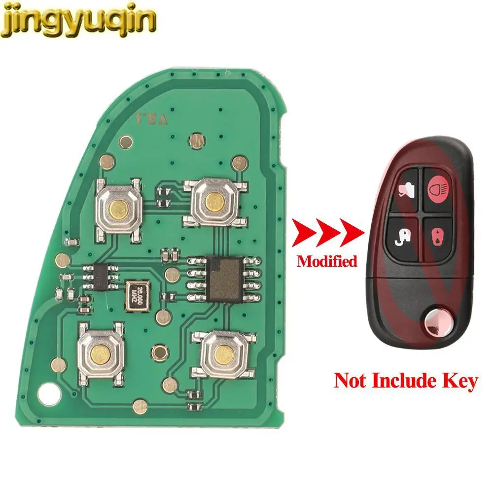 Jingyuqin 5pcs Remote Board 315/433MHZ No Chip For Jaguar XType SType