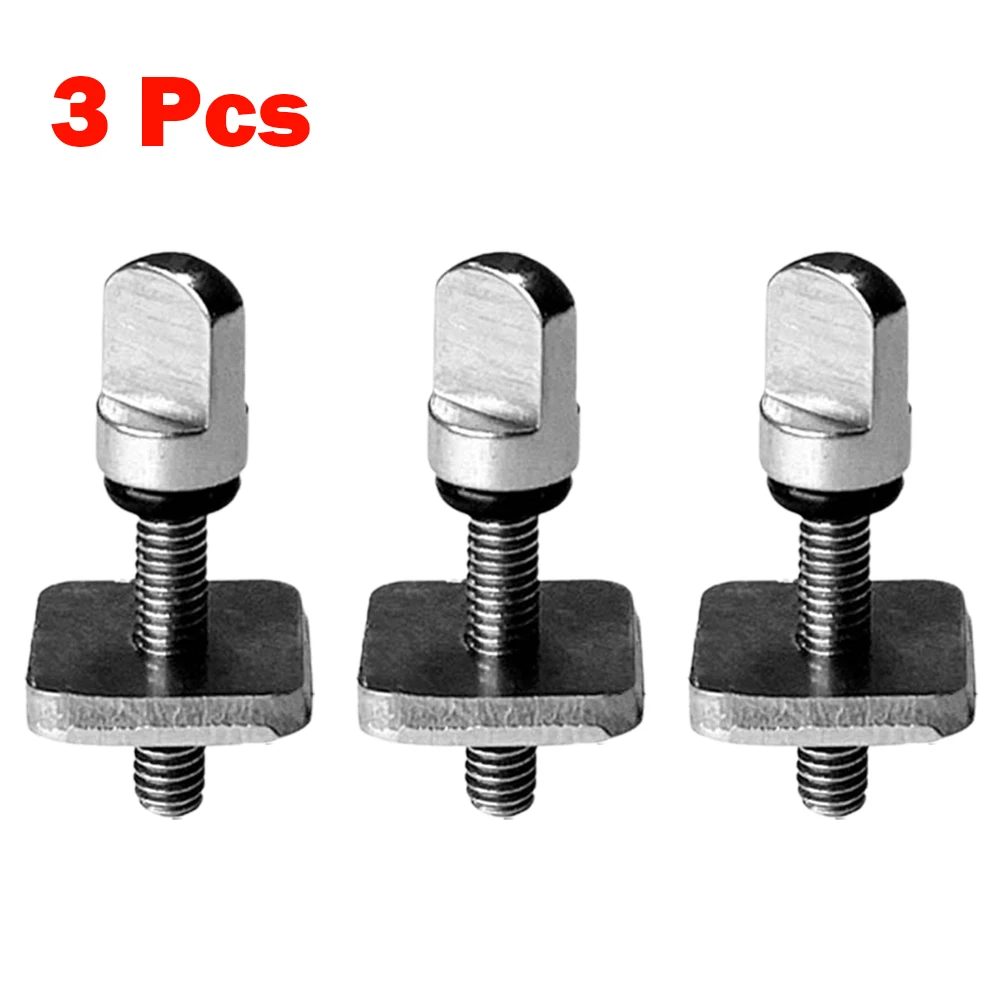 3/4/6pc Stainless Steel Surfboard Tail Fin Screw For Stand Up Paddle Board M4 Hand-screw Screws Fix Tail Fin Surfboard Accessory 10 20pcs abs nylon non threaded spacer standoff screw m3 m4 m5 m6 m8 m10 round hollow spacing washer rack pcb board screws bolt