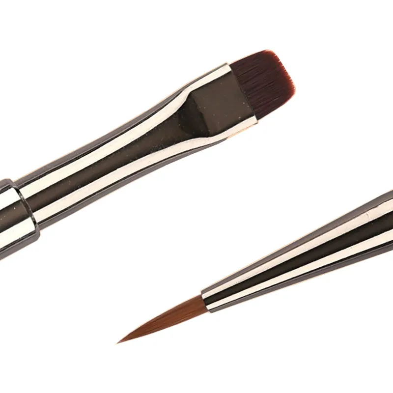 Sandalwood Gel Painting Triangular Brush Nail Art For Gel Tip Extension Acrylic Builder Accessory Nail Art Brushes 2
