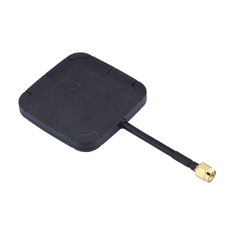 Upgraded 5.8G 14DBI Flat Panel ABS FPVs Receiver Part 5.8G 14DBI High Gains Flat Panel Easy Operation for Quadcopters L21D