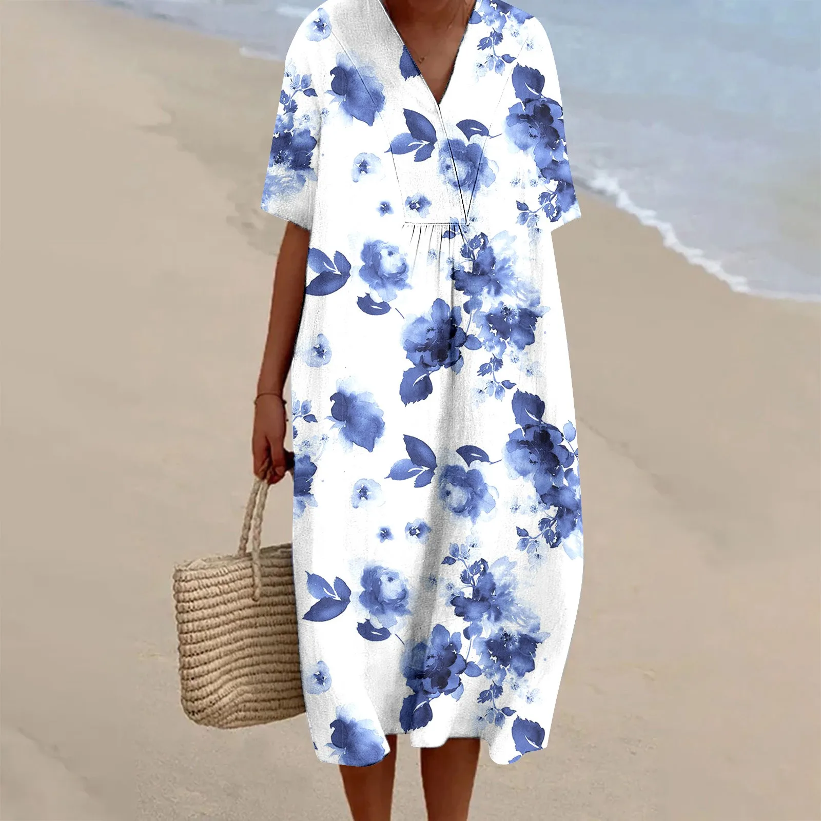 

Dress Summer Fashion White Elegant Ladies Clothes Dresses For Women New Arrival 2024 Women's Summer Dresses