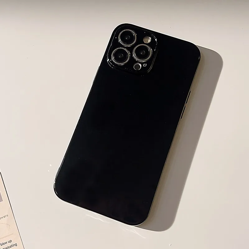 Soft Candy Color Shockproof Phone Case For iPhone 17 16 15 14 13 12 11 Pro Max Plus Plain Silicone Bumper Full Cover