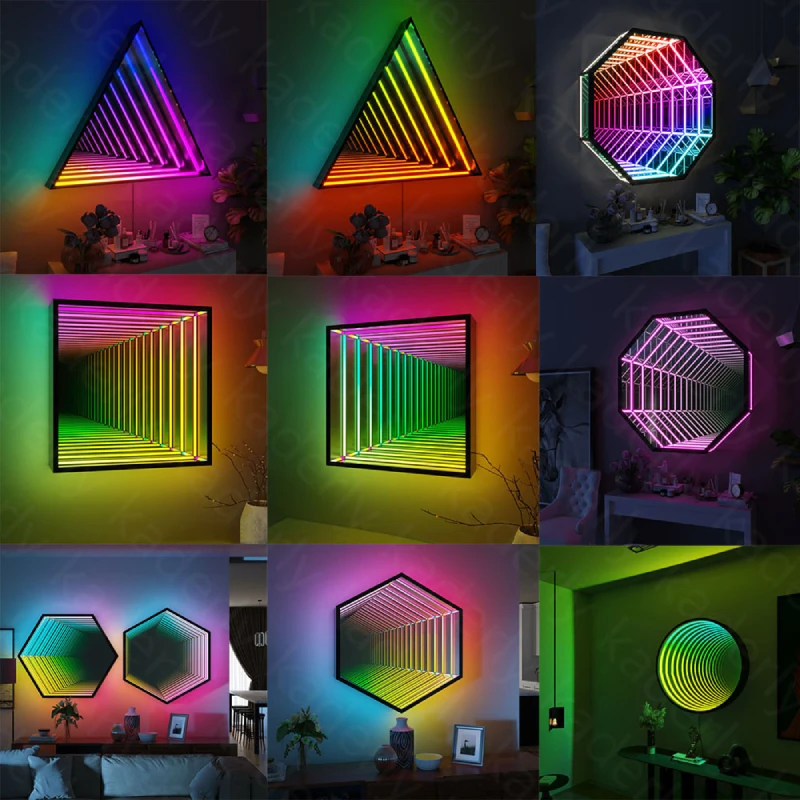 Miroir d'illusion 3D led, nouveau produit tendance, effet infini, 2022 -  AliExpress