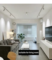 Led Track Light Stepless Dimming Spotlight COB Smart Track Lamp Ceiling Track lighting For Clothing Stores Home Kitchen Bedroom 1