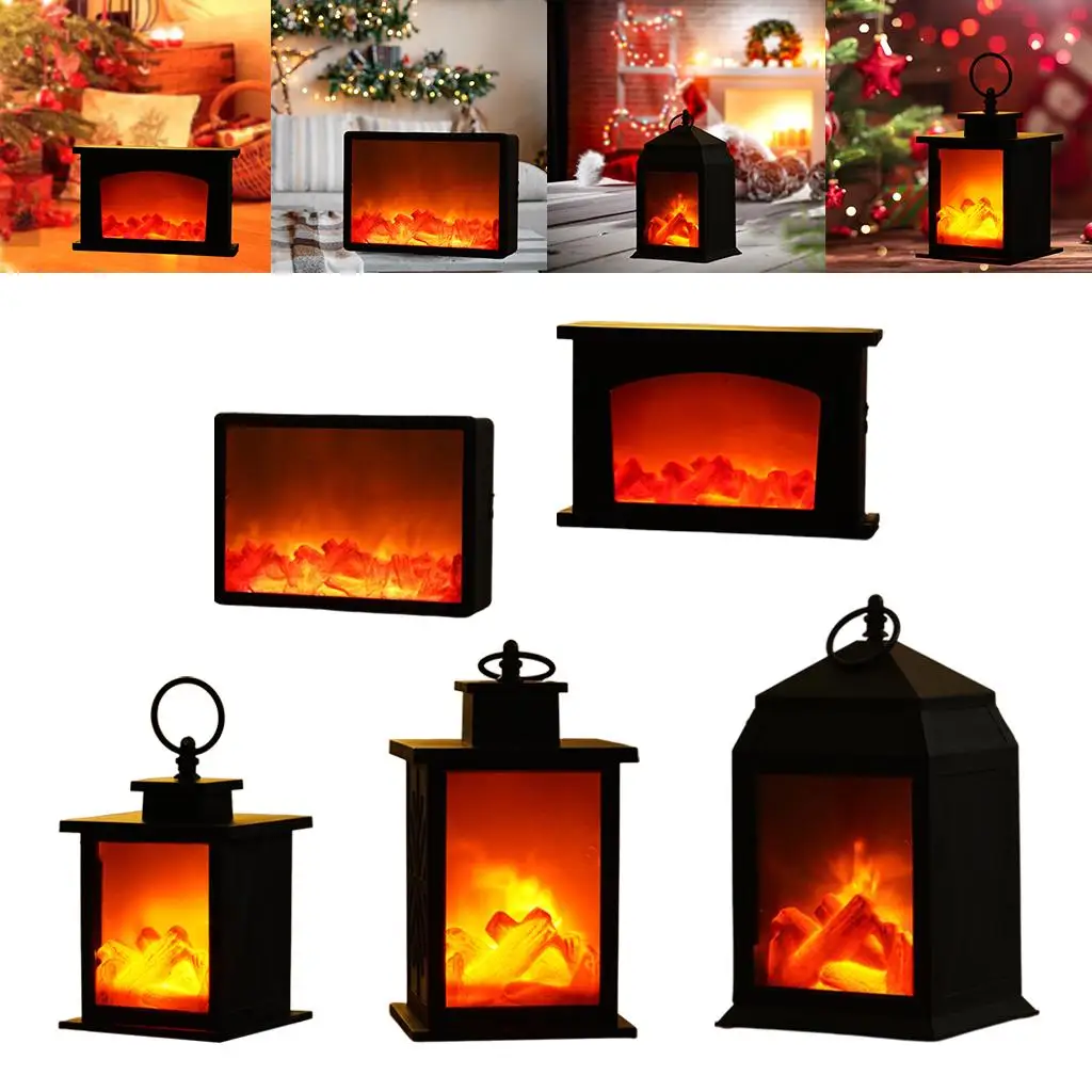 LED Fireplace Light, Flame Lamp Fire Light indoor e outdoor Lantern Night  Lighting for Decoration Gift - AliExpress