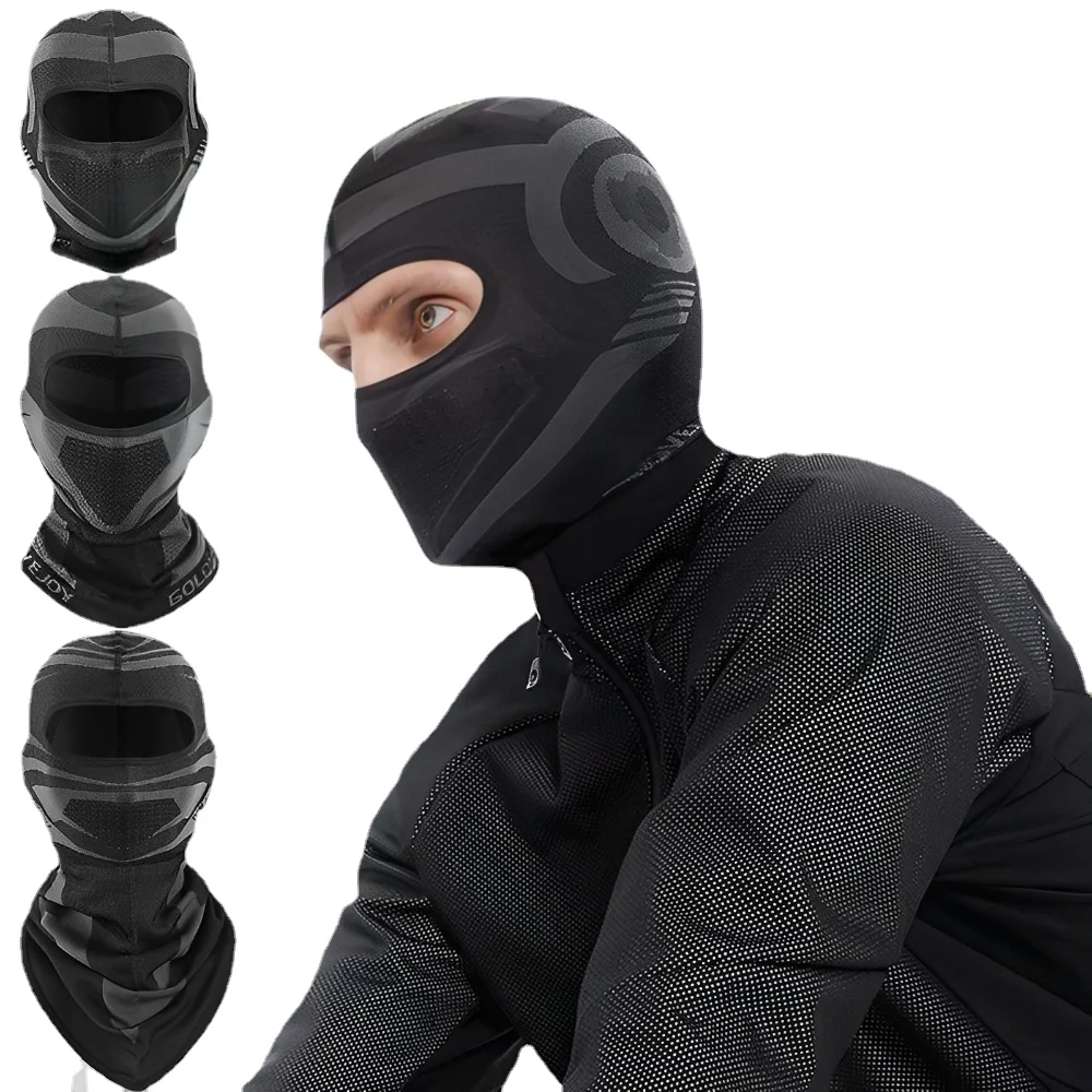 

Мужская маска на все лицо, дышащий мотоциклетный ветрозащитный шарф, удобный мягкий головной убор, шапка, бандана, шарф