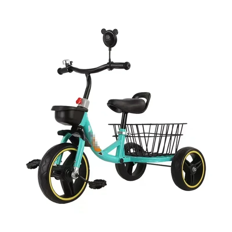 Children's Storage Tricycle Rear Frame Foot Pedal Tricycle Baby Bicycle Balance Bike Children's Hand Pushed