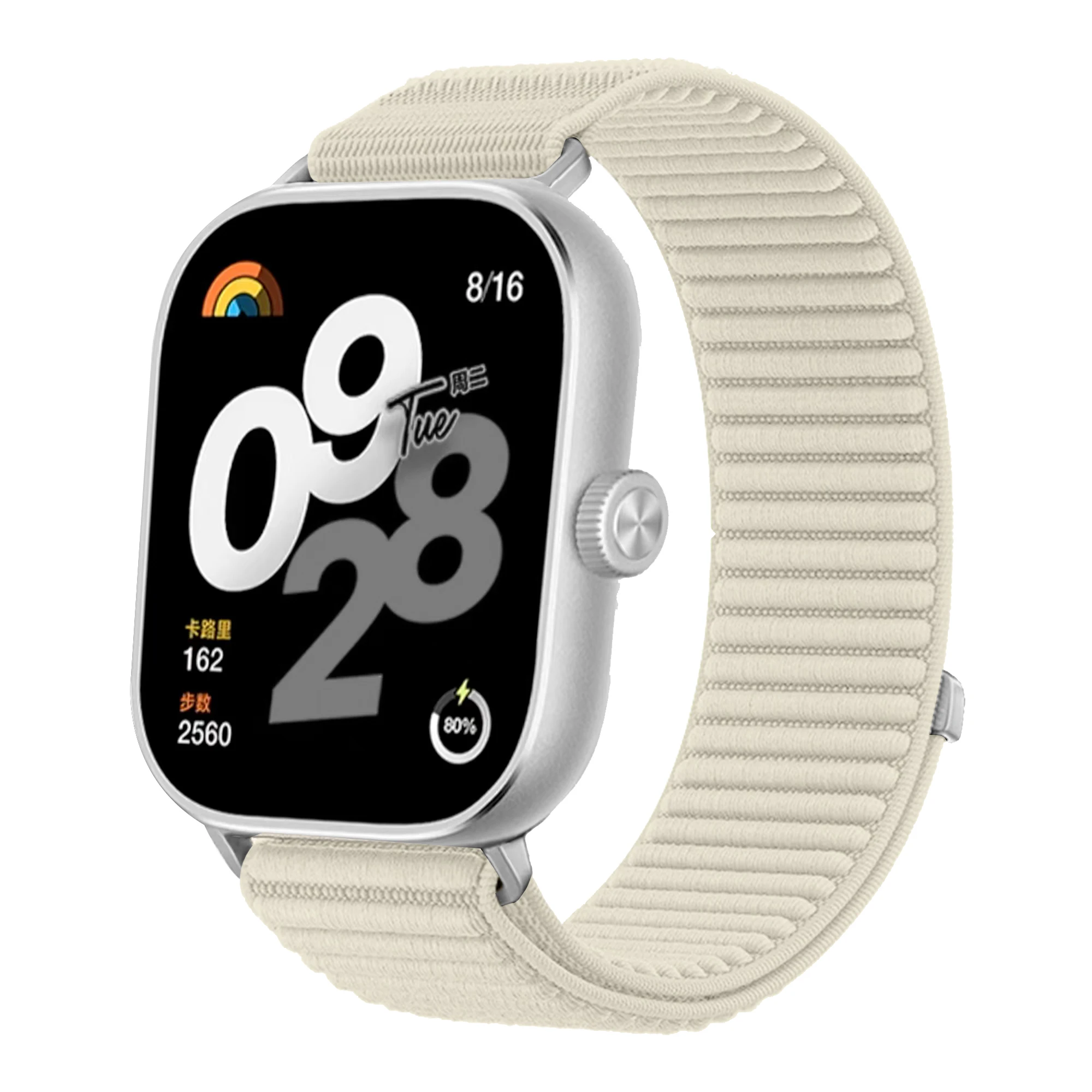 Enhanced Sports Nylon Braided Loop Strap with Metal Head - Versatile Watchband Bracelet Belt