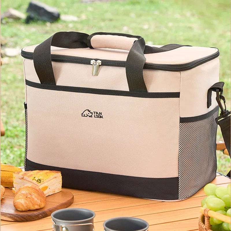 Cooler Bag Picnic Cooler Bag Leakproof Camping Cooler with Removable Shoulder Strap Keep Cold/Fresh/Warm 18L 30L