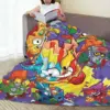 Throw Blanket Superthings Micro Fleece Blanket Four Sizes Cartoon Portable For Bedroom AntiPilling Blanket 2