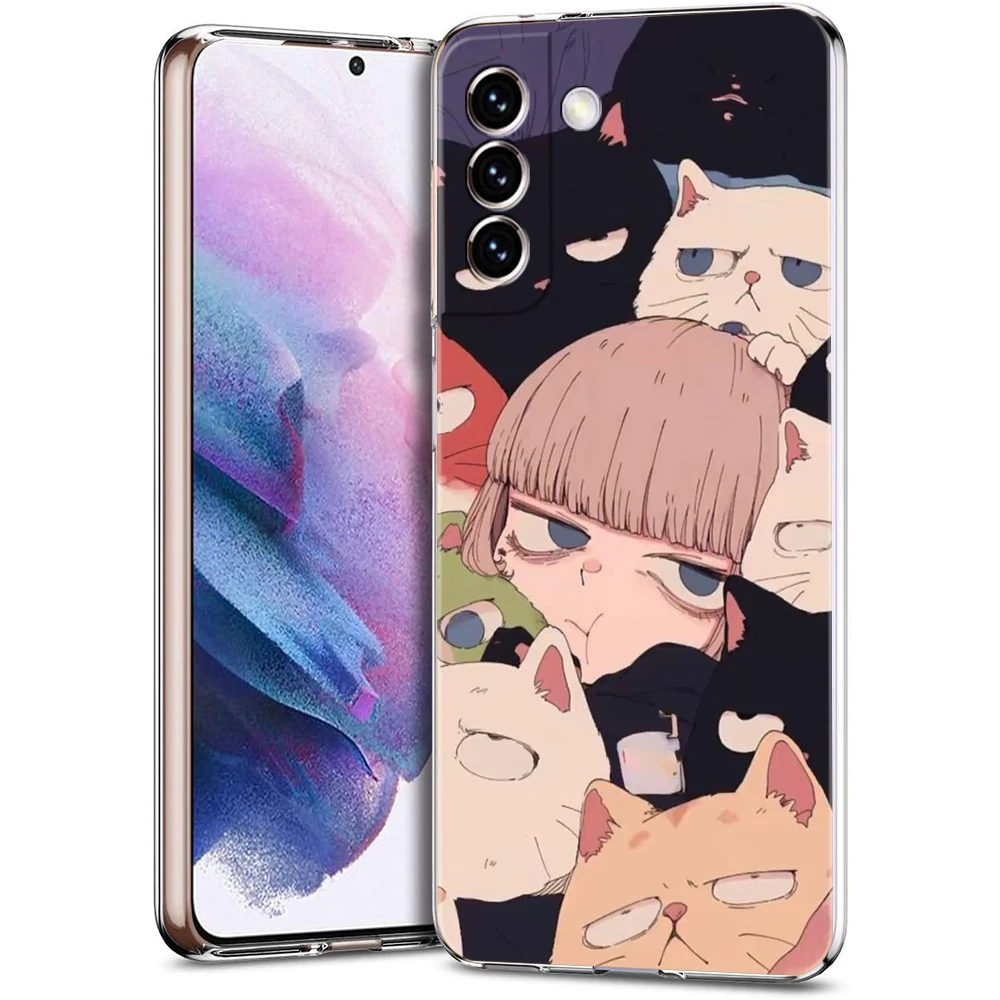 Cartoon Couple Soft Clear Phone Case – Fun & Stylish Protection
