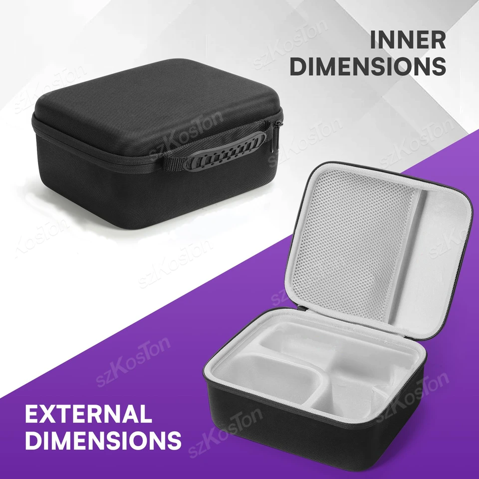 Étui De Transport Rigide Pour Micro Shure SM7B/MV7/MV7X - Mousse EVA Haute Densité, étanche, Compartiments Pour Accessoires