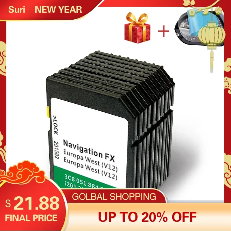 Navigatore Satellitare Professionale Per Volkswagen Navigation Fx Sd Card Western Europe 2020 V12 Vw Rns 310 Skoda