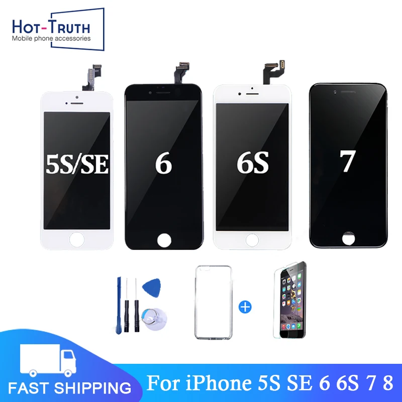 

OEM LCD Display For iPhone 6 6S 7 8 display touch Screen replacement Digitizer Assembly for iPhone 5 5S SE 6 6S 7 LCD Screen