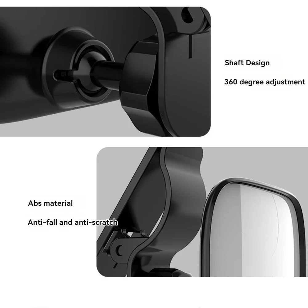 Baby Car Rearview Mirror Glass Suction Cup Mirror Sunshade Plate Clip Rearview Baby And Child Monitor Angle Adjust