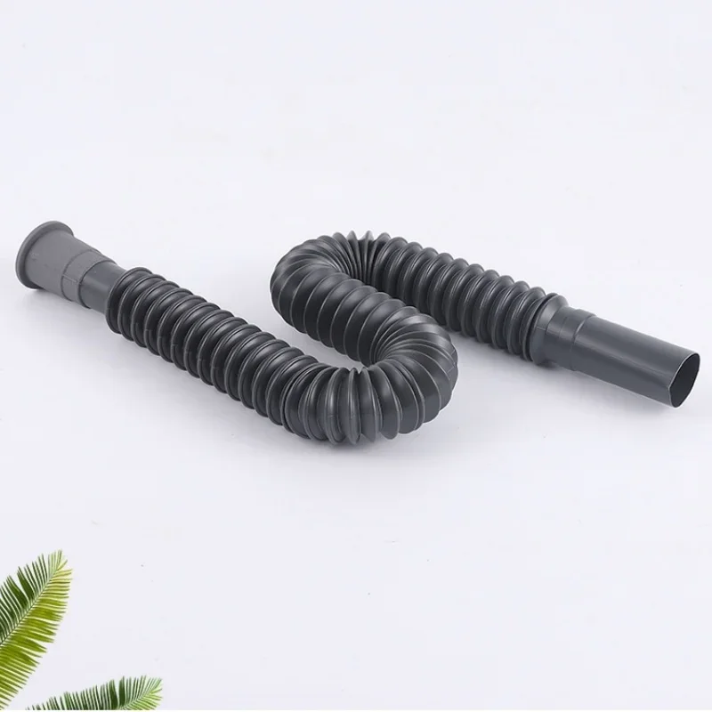 Plug-in and Use Extended Hose, Thickened Anti-corrosion and Deodorant Bathroom Sink Drain Pipe Washbasin Corrugated Plastic Pipe