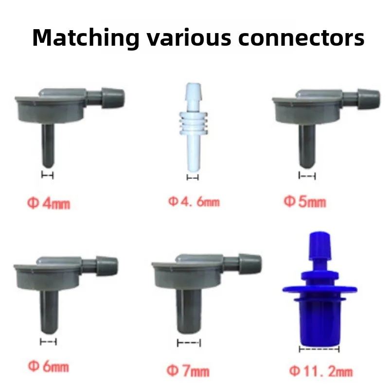 Adjustable Adult Arm Blood Pressure 17-22cm/22-32cm/22-48cm Cuff Big Size With 6pcs Connector Cuff Tube Blood Pressure Tonometer
