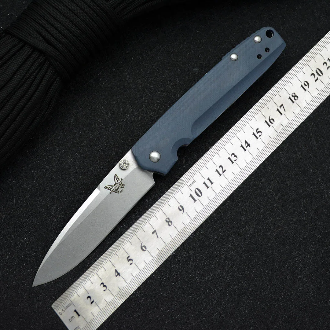 Benchmade 485 Folding Knife G10 Handle Outdoor Self Defense Multifunctional Military Knives Pocket EDC Security Tool |