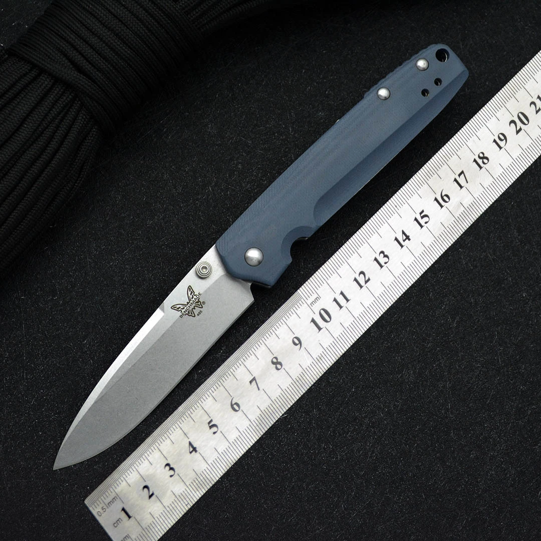 Benchmade 485 Folding Knife G10 Handle Outdoor Self Defense Multifunctional Military Knives Pocket EDC Security Tool wireless gate intercom with camera