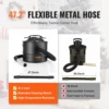 VEVOR Ash Vacuum Cleaner 4 Gallon with 1200W Powerful Suction Ash Vac Collector with 47.2 in Flexible Hose for Fireplaces Grills 5
