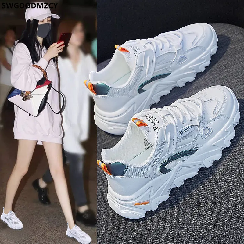 

Женские кроссовки на массивной платформе, кроссовки для бега, женская обувь, кроссовки для женщин, 2024