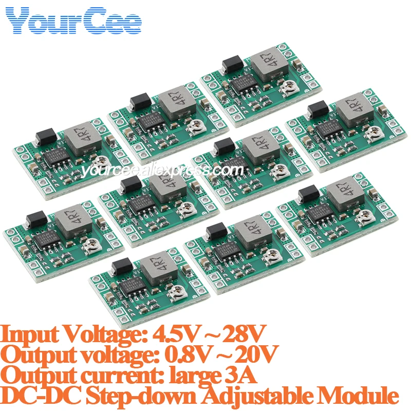 12v To 5v MP1584EN 3.3V/4V/5V Supper Mini DC-DC Step Down DC To DC