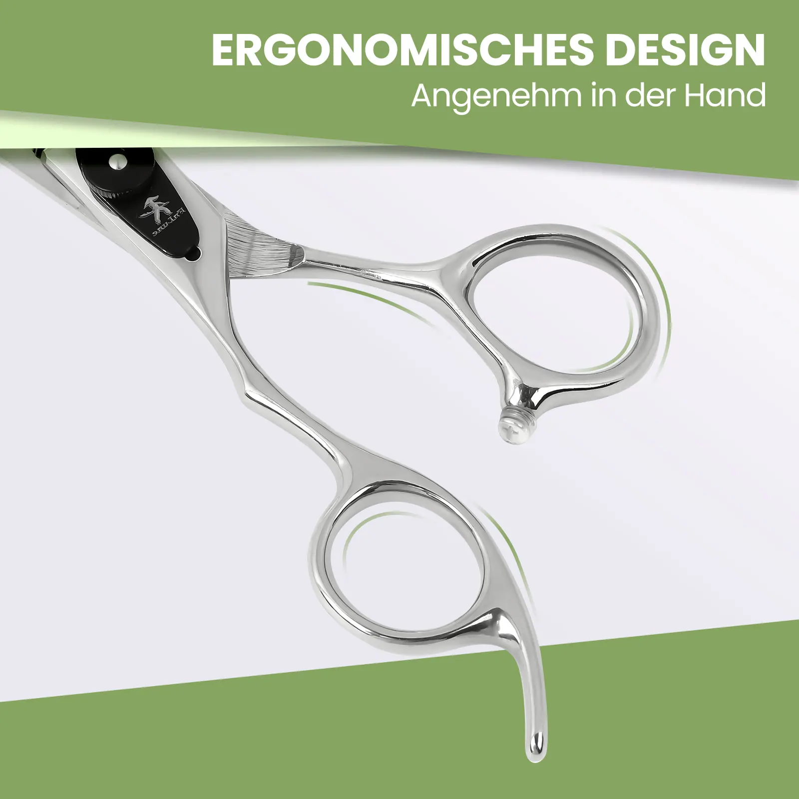 Fnlune 6.0 전문 미용 가위 살롱 이발사 액세서리 이발 기계 얇은 전단 미용사의 가위