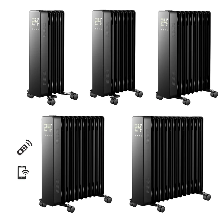 220-240v Portable Home Use OEM Electric Oil Filled Radiator Heater with  5/7/9/11 Fins