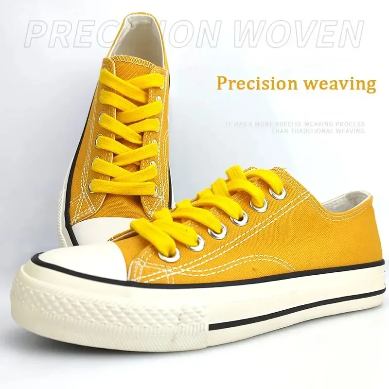 Vibrant Solid Color Cotton Shoelaces for All Ages - Variety of Lengths