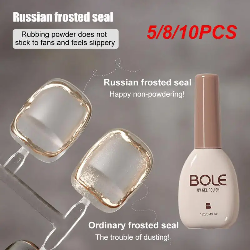 

5/8/10PCS Nail Gel Polish Easy To Apply Smooth Application Matte Finish Russian-style Social Media Manicure Revolution