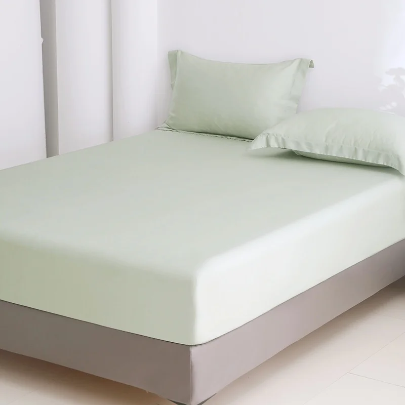 Bamboo Fiber Bedding Fitted Sheet Silky Cooling Plant Fiber US Queen Mattress Cover 152*203cm*40cm Deep Pocket Bed Sheet Oekotex, view 6