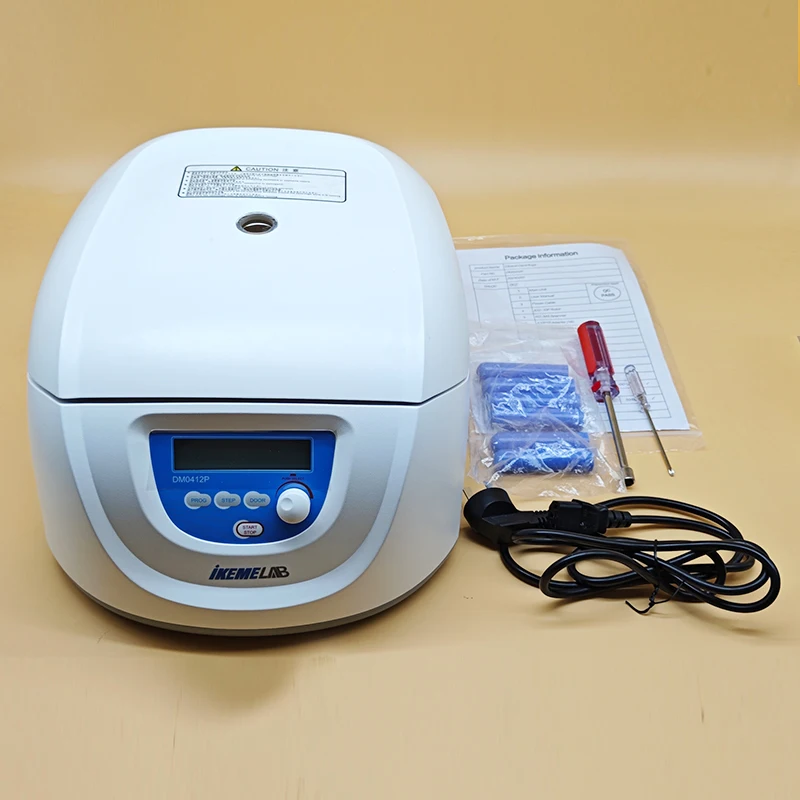 IKEME Centrifuge DM0412P PCF CGF Centrifuge Slow Speed 300-4500rpm For Tube 15ml*8 10ml*12 Laboratory Beauty Dentistry Hot