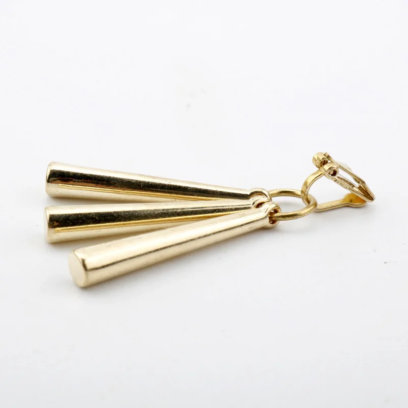 One Piece Roronoa Zoro Golden Pendant Earrings Cosplay Props
