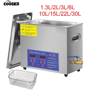 1.3L 2L 3L 6L 10L 15L 22L 30L Ultrasonic Cleaner with Heated Portable Lave-Dishes Washing Machine Diswasher Ultrasound Cleaner 1