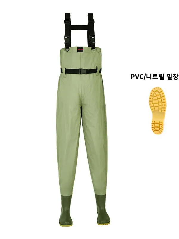 방수 낚시 작업복 유니섹스 하프 바디 스트림 해산물 수렵복 남녀 야외 캠핑 여행 장비