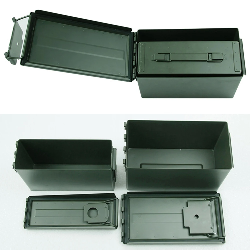  GUGULUZA Metal Ammo Can .30 and .50 Cal 2-Pack