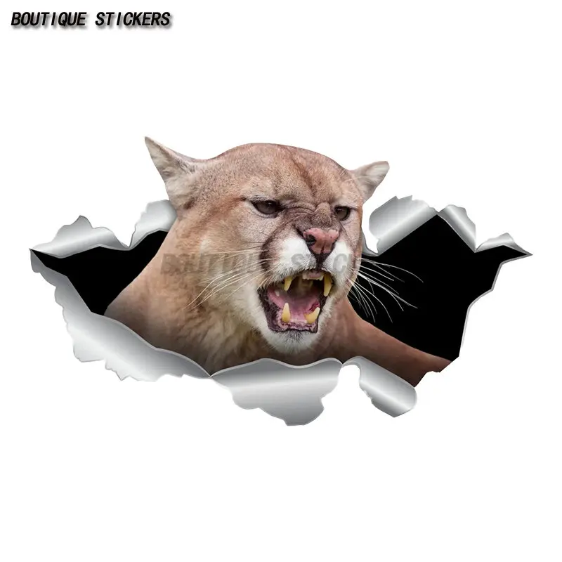 Leopard Animal Car Sticker Waterproof PVC Sticker Car Motorcycle Decorative Accessories Mask Scratches Wall Luggage Decal