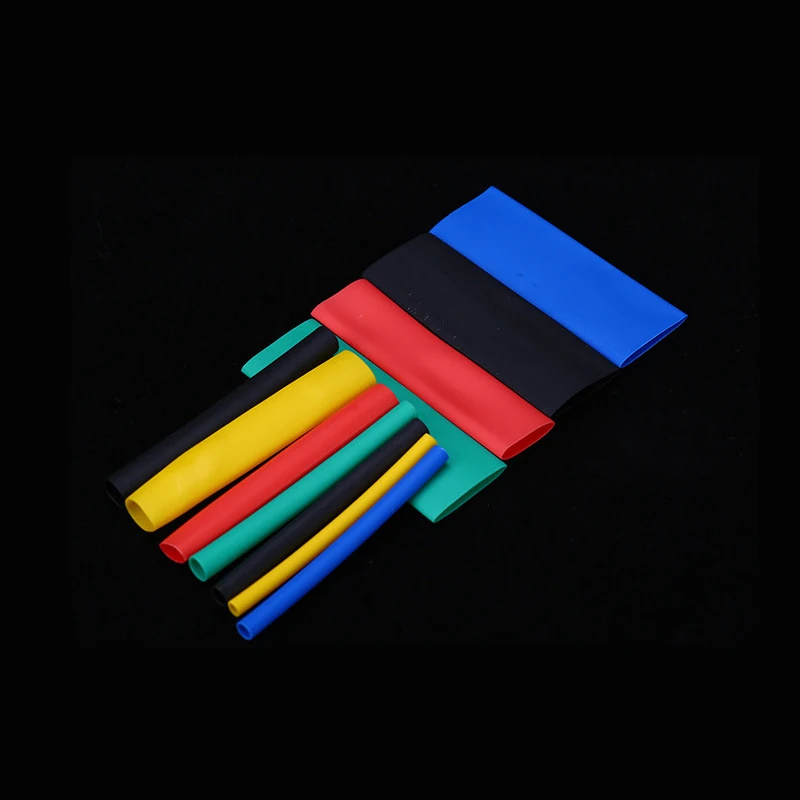 термоусадочная трубка Thermoresistant Tube Heat Shrink Wrapping Kit Car Shrinking Tubing Wire Wrap Assorted Sleeve 127 530шт термоусадочная трубка 2 1 термоусадочная проволока усадочная пленка трубка провод соединительная крышка защита с 300w hot air gun