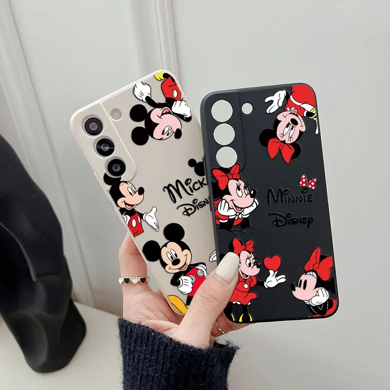Mickey Minnie Mouse Stitch Disney S24FE Phone Case For Samsung