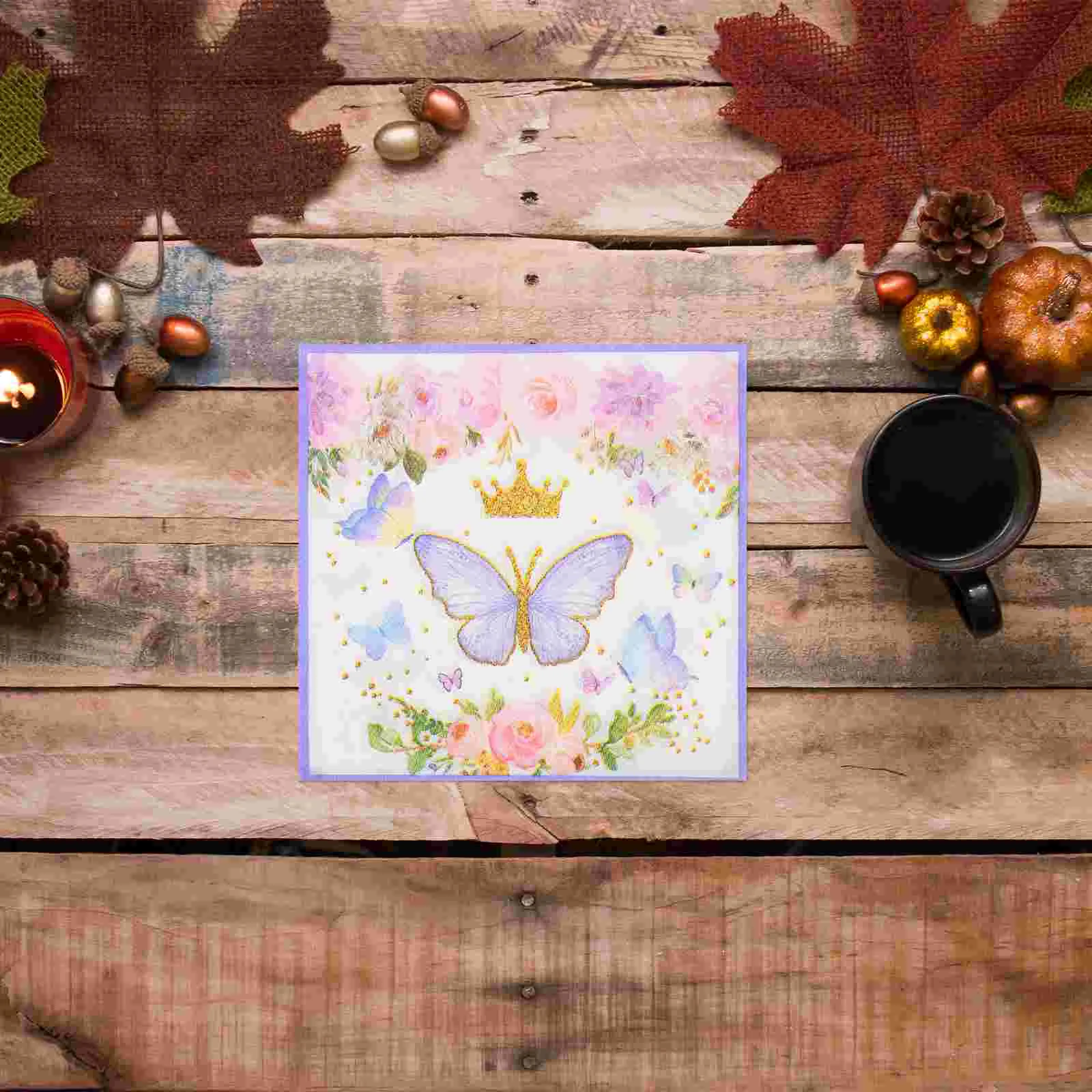 

100 Pcs Paper Napkin Wedding Party for Disposable Dinner Napkins Holiday Supply Decorative Colorful Tabletop