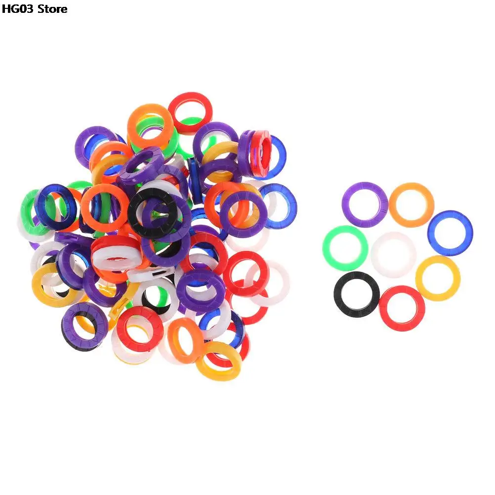 1/10pcs Bright Colors Hollow Rubber Soft Keys Locks Cap Key Covers Topper Keyring Elastic Case Round Soft Silicone, key caps covers,keychain case cover