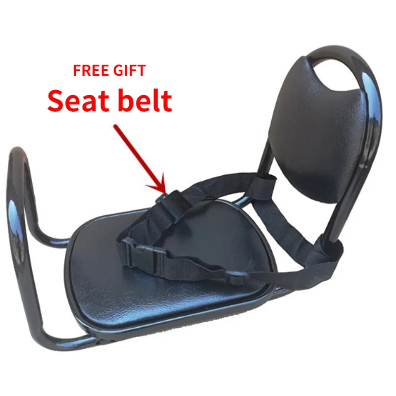 SNMUMU Rear Child Bike Seat, Rear Mounted Kid Bike Seat Semi-Wraparound With Armrests, Harness And Pedals, Toddler Bike Seat For Adult Bikes Is A Great Choice For Child Ages 6 Months To