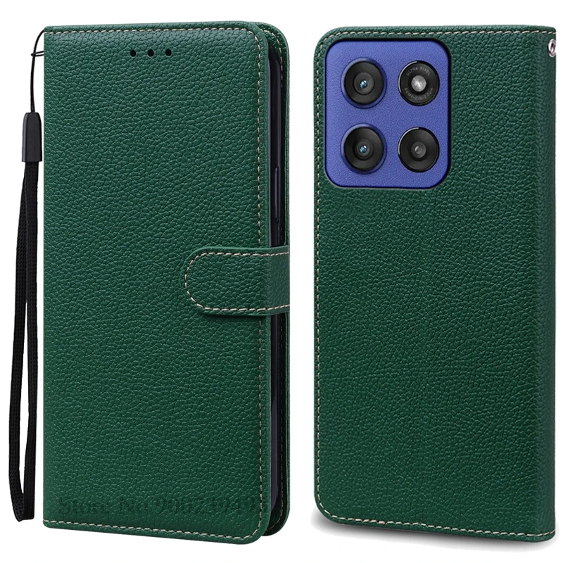 Motorola 5G Leather Wallet Flip Case - Premium Protective Cover
