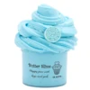70ml Scented Cookies Butter Slime Kit - Blue Pink Charms Slime Soft Fluffy Putty DIY Sludge Christmas Birthday Gift Toys 5