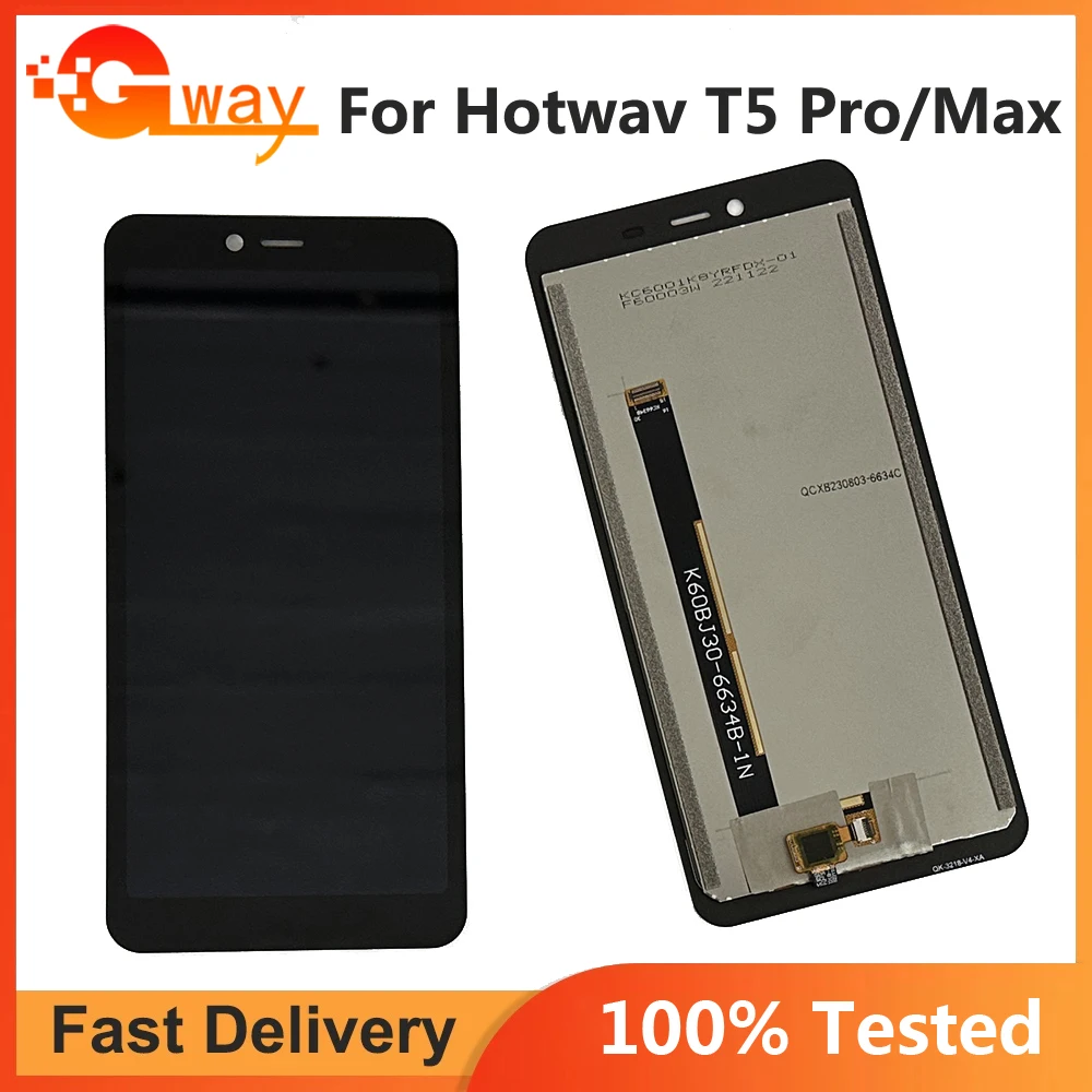 Оригинальные запасные части для Hotwav T5 Pro T5 MAX ЖК-дисплей + Ремонт экрана кодирующий преобразователь сенсорного экрана в сборе T5Pro