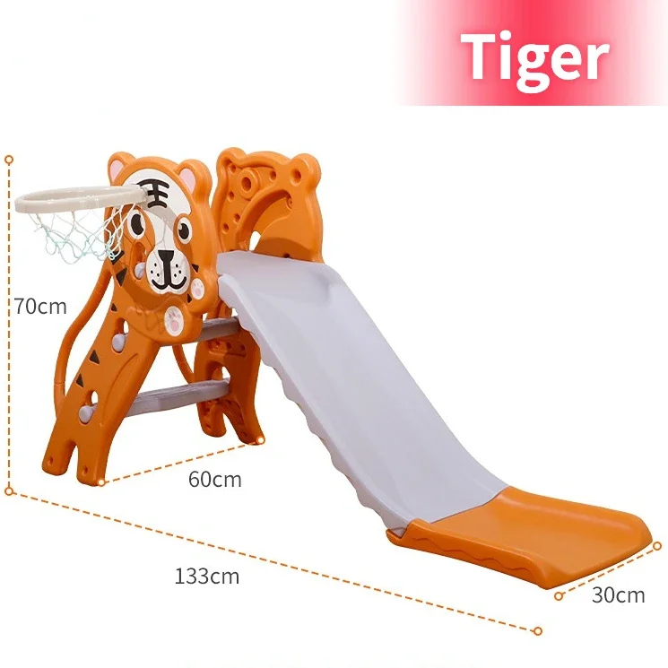 Multifunctional Foldable Slide Rocket Model Indoor Large Playground Toy Baby Home Small Slide Children's Playground