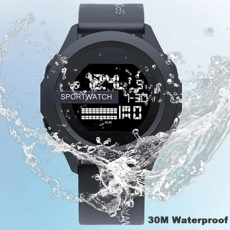 Sport Watch for Man Digital Wristwatch Stopwatch Luminous Date Week Waterproof Men's Military Clock Electronic Watch Relogio New images - 6