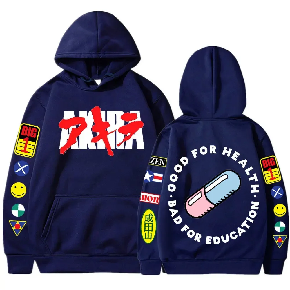 Japanese Anime Akira Hoodies Men's 90s Manga Kaneda Shotaor Cosplay Graphic Hoodie Streetwear Unisex Sweatshirts Gothic Clothes