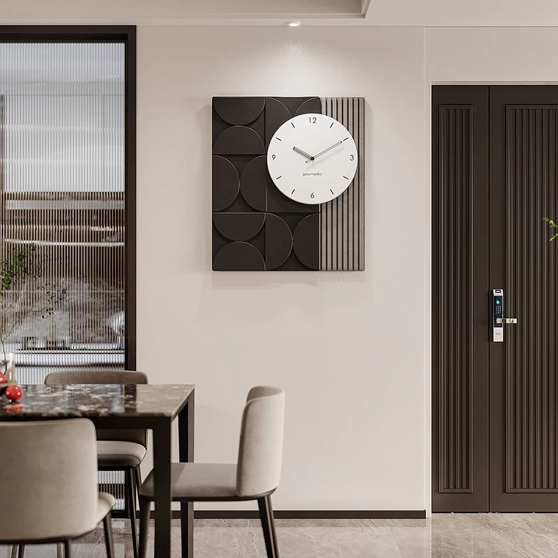 

Decor Metal Wall Clock Modern Designer Kitchen Unique Silent Wall Watch Nordic Aesthetic Horloge Murale Living Room Decoration