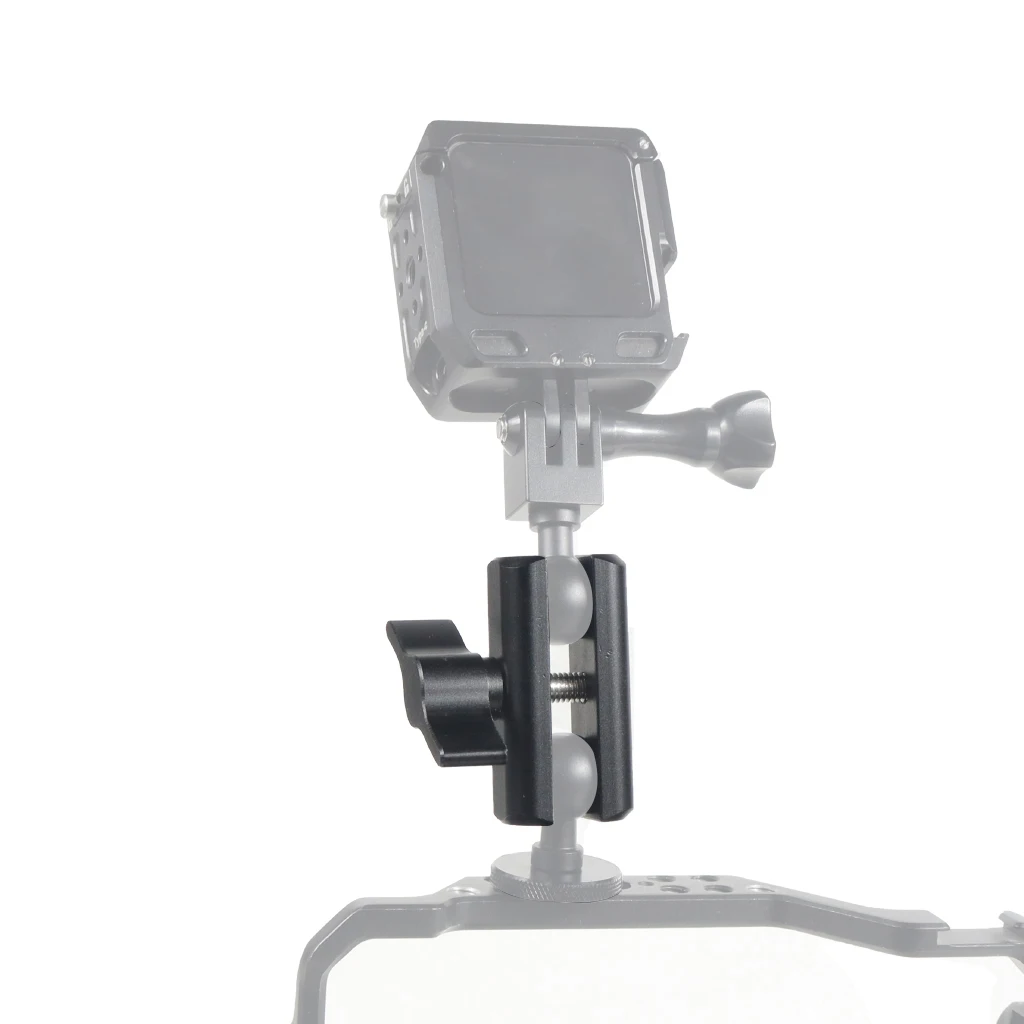 Aluminiumlegierung 17 mm Kugelkopf-Adapterclip für Gopro Hero 11 10 9 8 5 Kamera Auto Auto-Montagehalterung zum Metallrekorder-Sauger – Detail 14